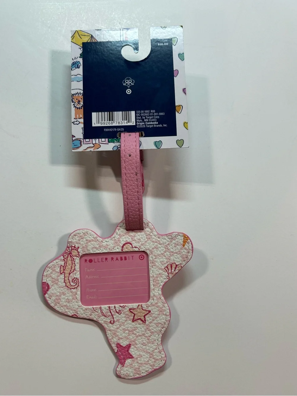 NEW (2) Roller Rabbit x Target Monkey Luggage Tags - Picture 3 of 8